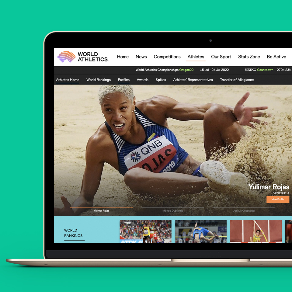 World Athletics website